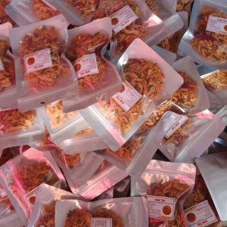 70 bịch Khô gà lá chanh túi zipper bạc khóa miệng kín hơi loại 50g