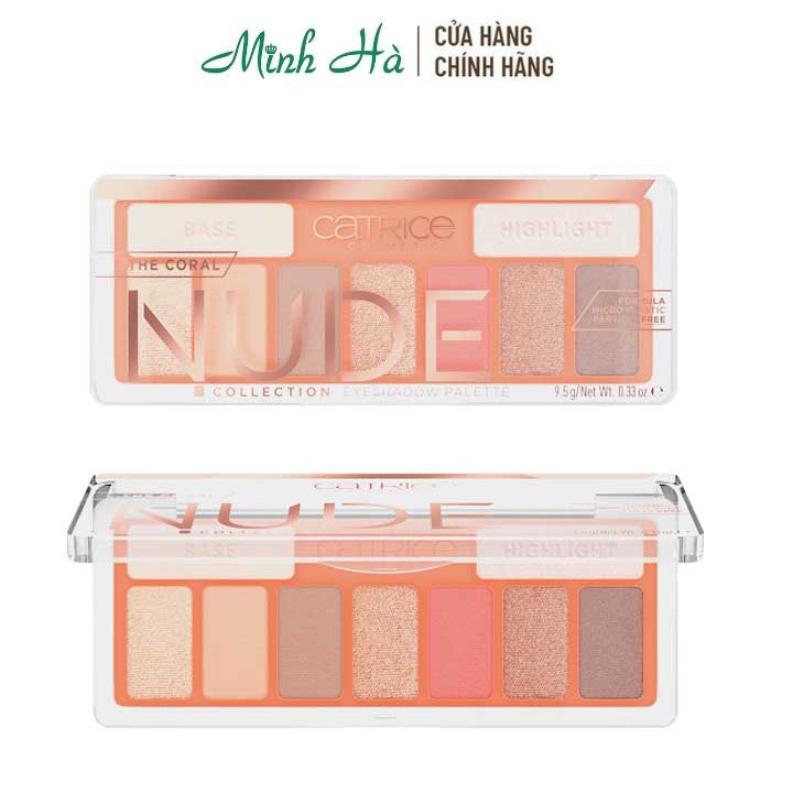 Bảng phấn mắt 7 màu Catrice The Coral Nude 010 Peach Passion Collection Eyeshadow Palette