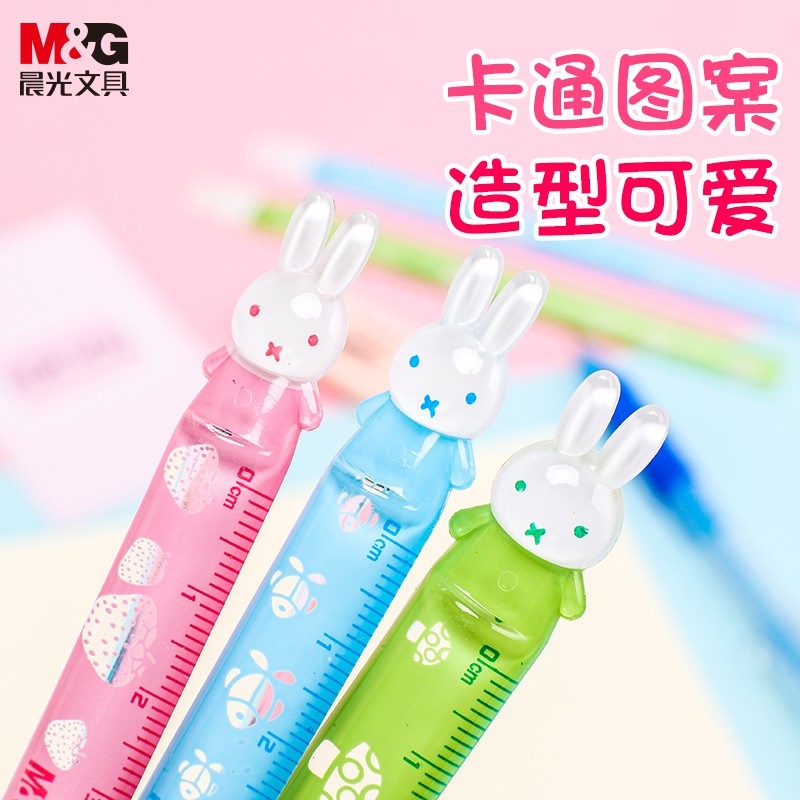 Thước kẻ hình thỏ 12cm M&G FRL96013