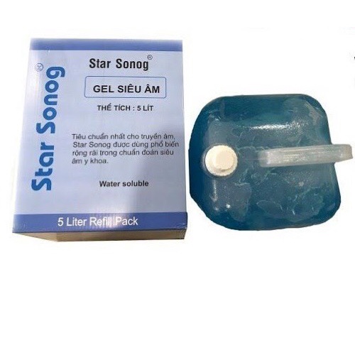 GEL SIÊU ÂM STAR SONOG AN PHÚ, CAN 5 LÍT , KIỆN 4 CAN- Chất lượng cao