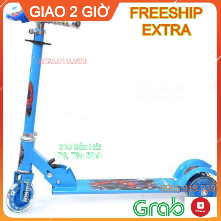 Xe trượt scooter 3 bánh phát sán - TẶNG CHUÔNG cho bé