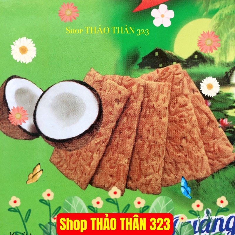 T07/2024- Bánh Dừa Nướng TOP COCO 230g - Đặc Sản Đà Nẵngu