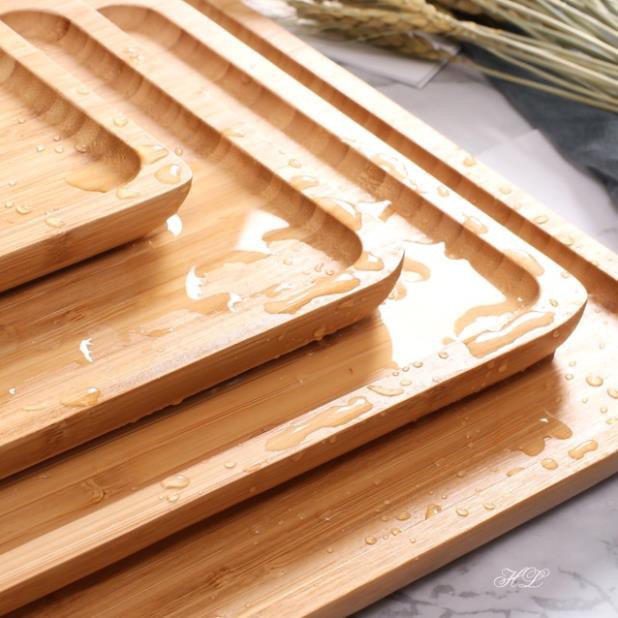 KHAY CHỮ NHẬT GỖ TRE CAO CẤP |ĐĨA GỖ TRE | ĐĨA TRE DECOR | KHAY TRE CHUYÊN DỤNG CHỤP DECOR CAO CẤP