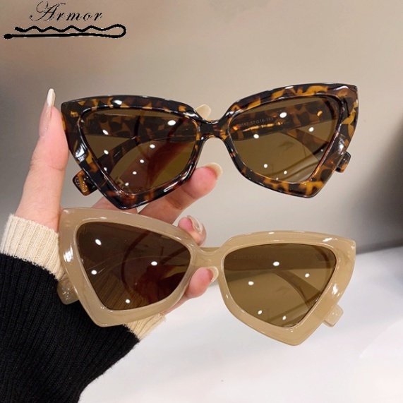 Kính Mát Hình Mắt Mèo Chống Tia UV Thời Trang Cho Nữ