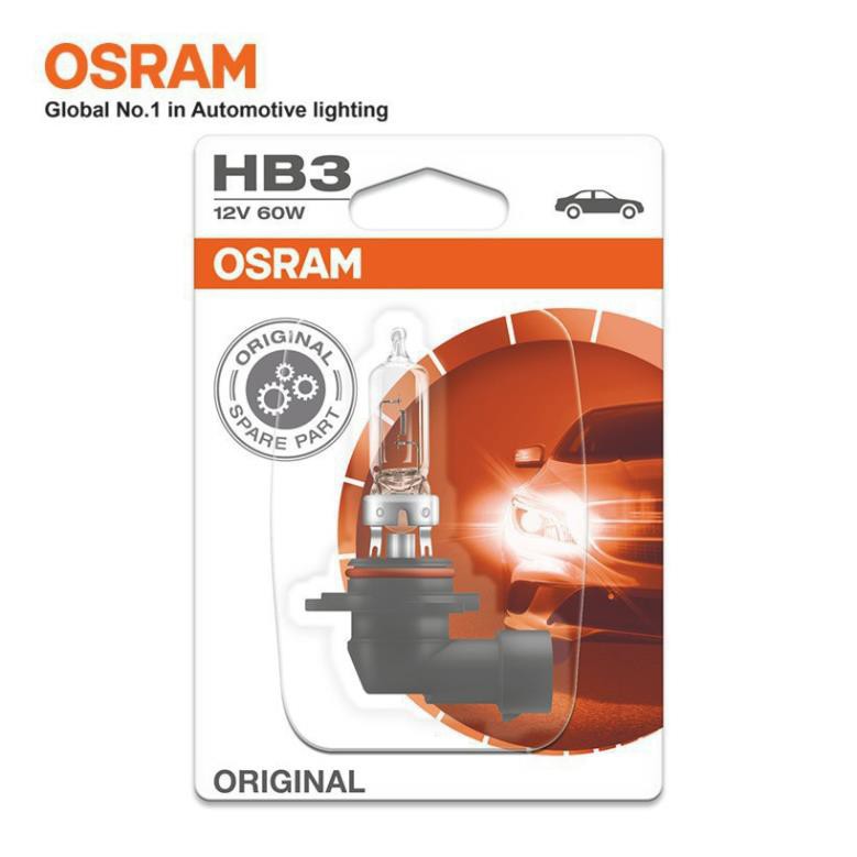 Bóng đèn halogen OSRAM ORIGINAL HB3 12v 60w (chân cong)