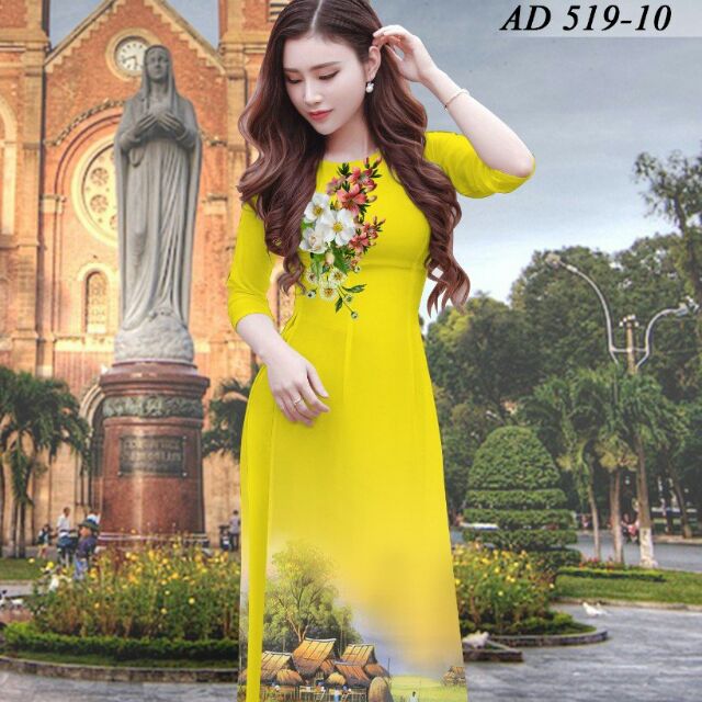 Vải áo dài mẫu mới