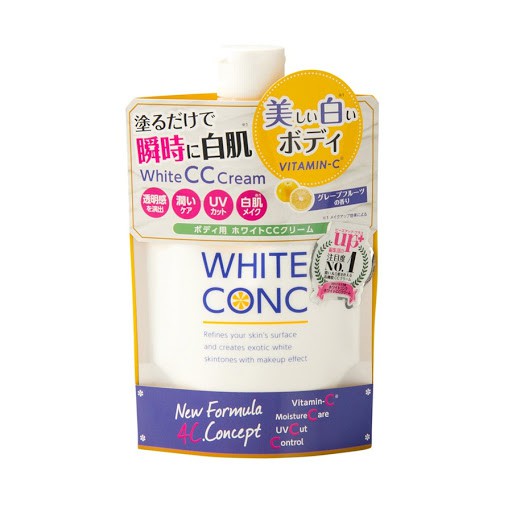 {Chính hãng - Ảnh thật} Sữa dưỡng thể White Conc Body Cc Cream With Vitamin C 200g