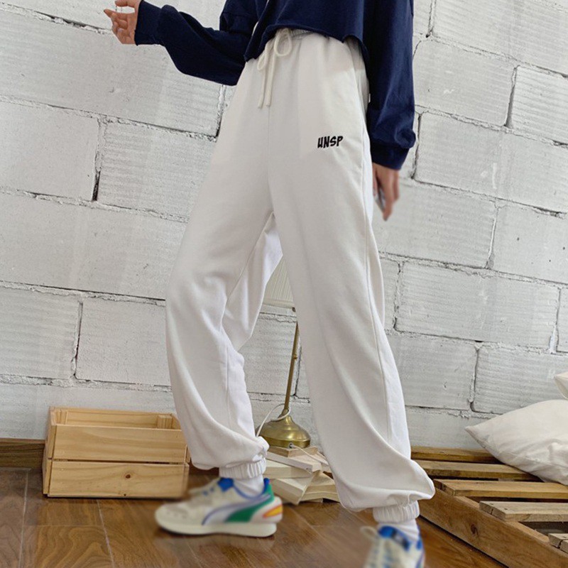 Quần Thể Thao Lưng Cao Chất Liệu Co Giãn Phong Cách Hàn Quốc | BigBuy360 - bigbuy360.vn