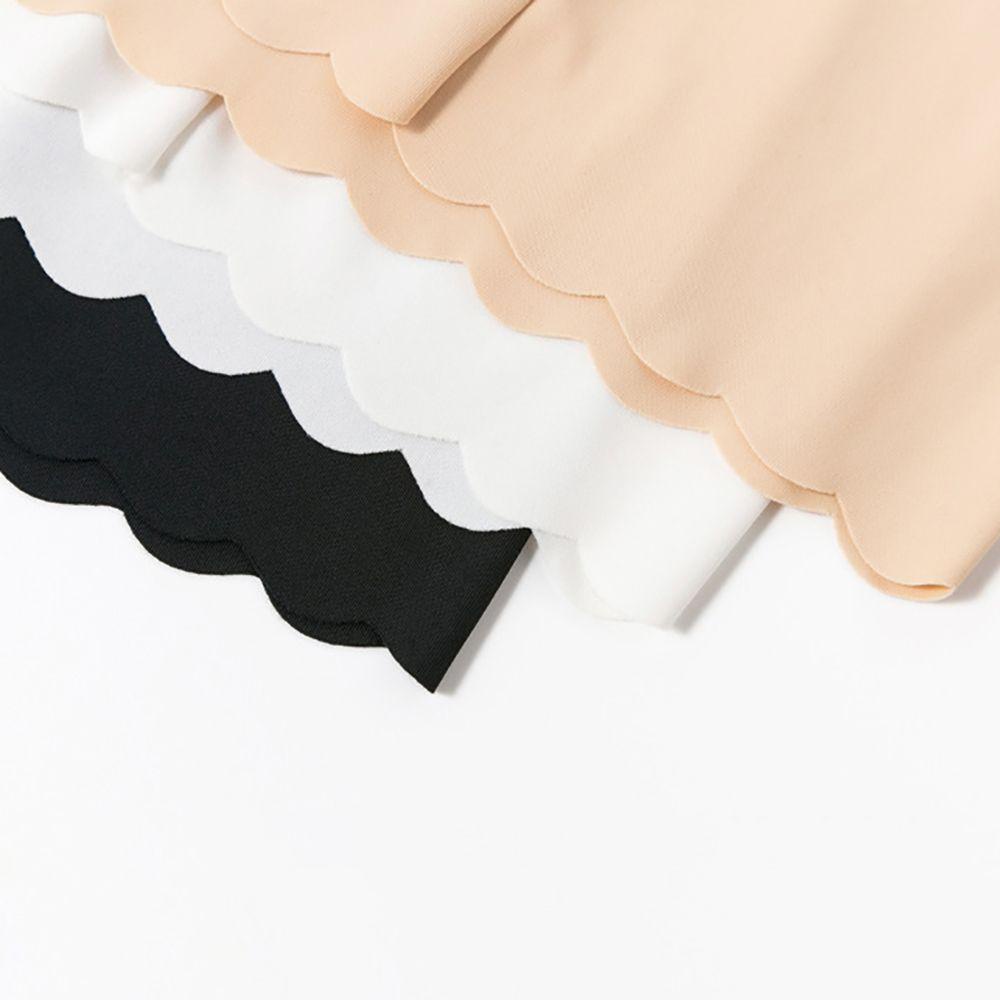 Quần Short An Toàn Bằng Lụa Cotton Phối Ren Lưng Cao Co Giãn Không Đường May Chống Chói Thời Trang Hàn Quốc Cho Nữ