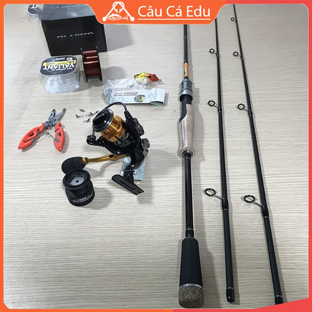 Bộ Cần Câu Lure Eagle super Máy Đứng Bạo Lực Siêu Dẻo Không Thể Bị Gãy Bộ 55 Giá Rẻ Cacbon - Câu Cá E du