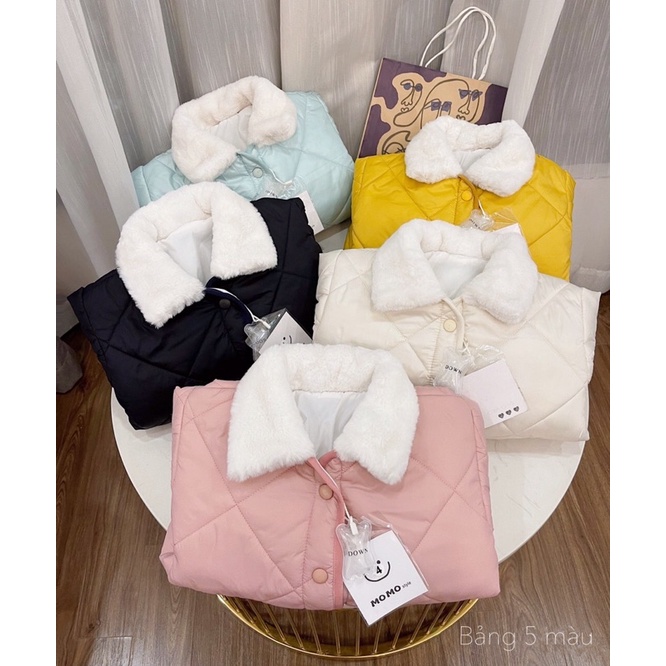 TH-ÁO PHAO TRẦN TRÁM CỔ LÔNG 5M CHO BÉ GÁI