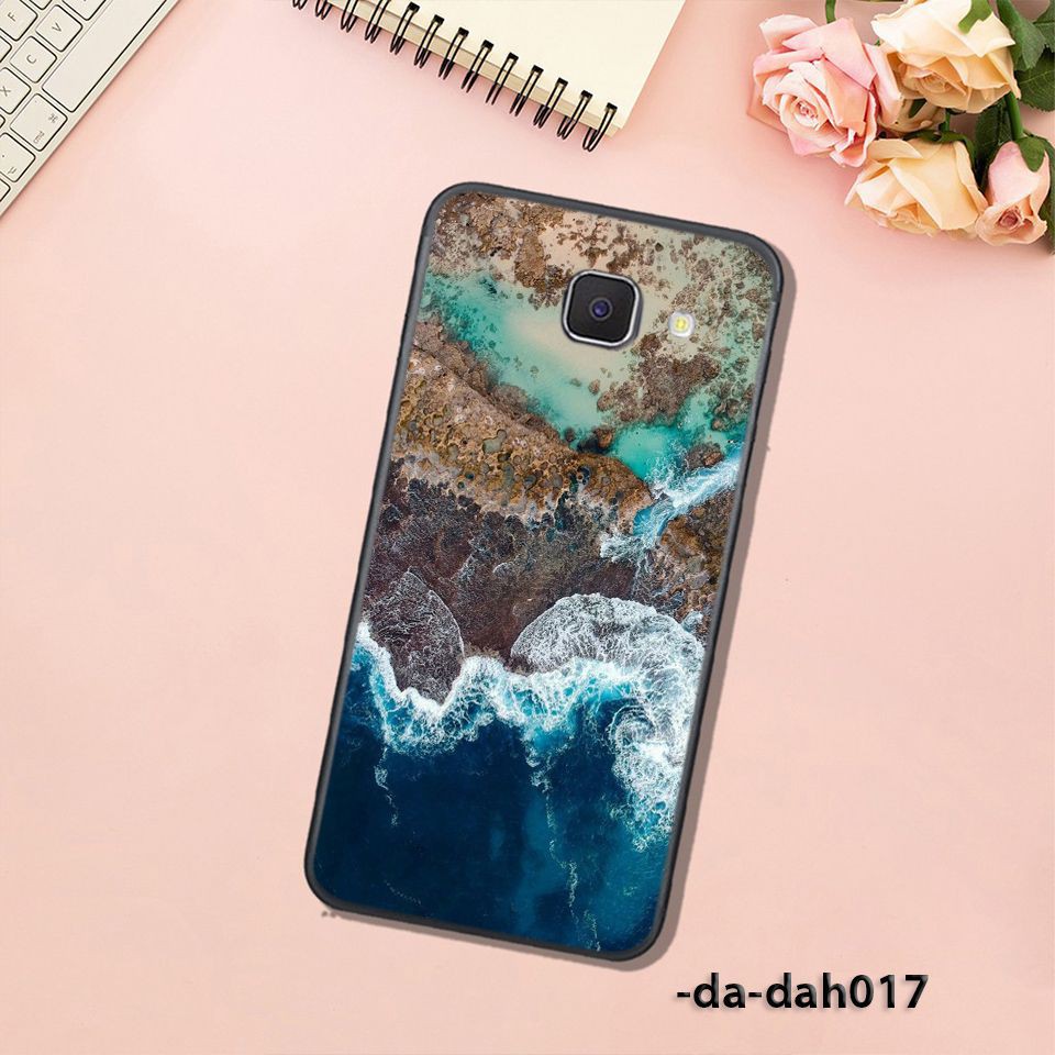 [ SIÊU KHUYẾN MẠI ]  Ốp lưng dẻo viền đen cho các dòng Samsung A5 2016 - A5 2017  in hình vân đá cực đẹp