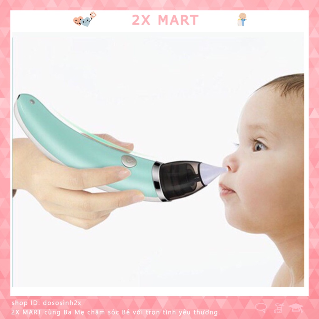 Máy hút mũi tự động cho bé LB- 1801 đầu cao su mềm, dễ dàng vệ sinh, tiện lợi cho mẹ và bé - 2X MART