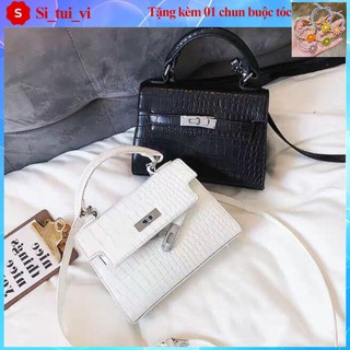 Túi Xách Nữ Đeo Chéo Đi Chơi Thời Trang Đi Làm Công Sở Đi Học Hàng Hiệu Cao Cấp Vân Da Rắn - TDC008