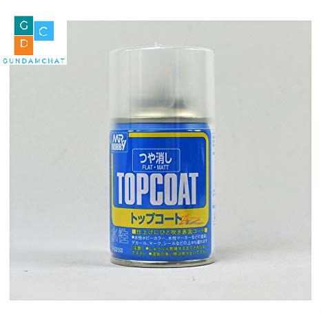 Sơn phủ Topcoat Mr Hobby Bóng - Bóng mờ - mờ -Dụng cụ Gundam