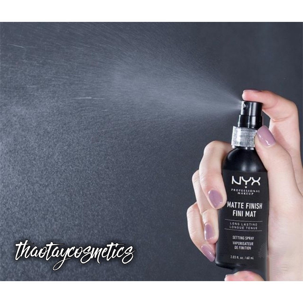 Xịt khóa nền giữ lớp trang điểm NYX Dewy / Matte / Radiant Finish Setting Spray nk032