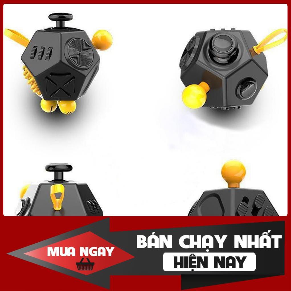 Fidget Cube Khối Vuông Giảm Stress Holy Crystal Thế hệ 02 mới V2 (màu ngẫu nhiên)