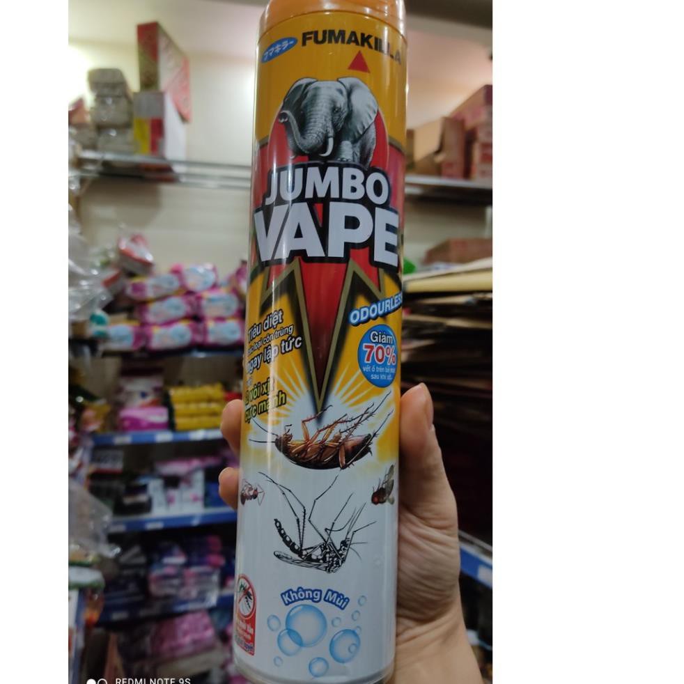 Bình xịt côn trùng JUMBO VAPE 600ml