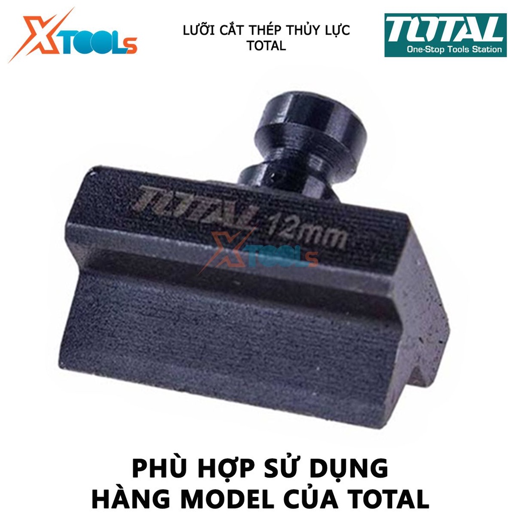 Lưỡi cắt thủy lực TOTAL | lưỡi cắt thép đường kính cắt 4-12mm và 4-22mm chất liệu CR12MOV [CHÍNH HÃNG] [XTOOLs]