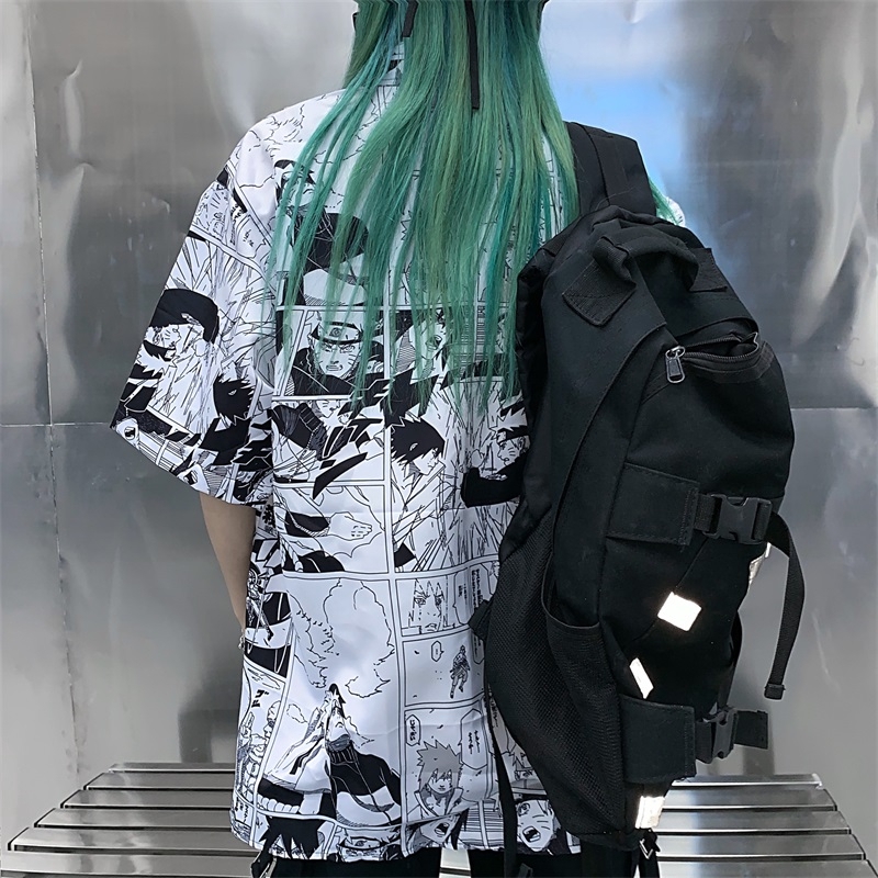 Áo Sơ Mi Ngắn Tay In Hoạt Hình Naruto Kiểu Nhật Bản Cá Tính Cho Các Cặp Đôi | BigBuy360 - bigbuy360.vn