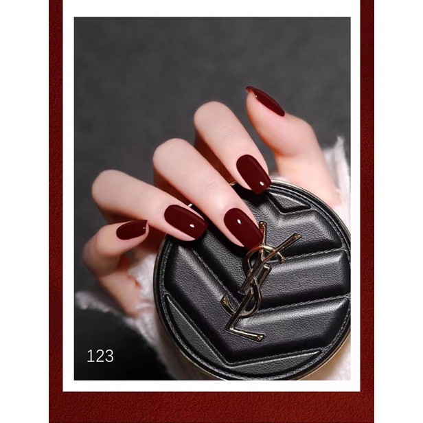 Sơn móng tay, sơn gel uv Angels chuỗi màu đỏ H5