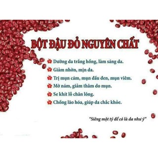 Bột đậu đỏ nguyên chất - Tâm Tâm