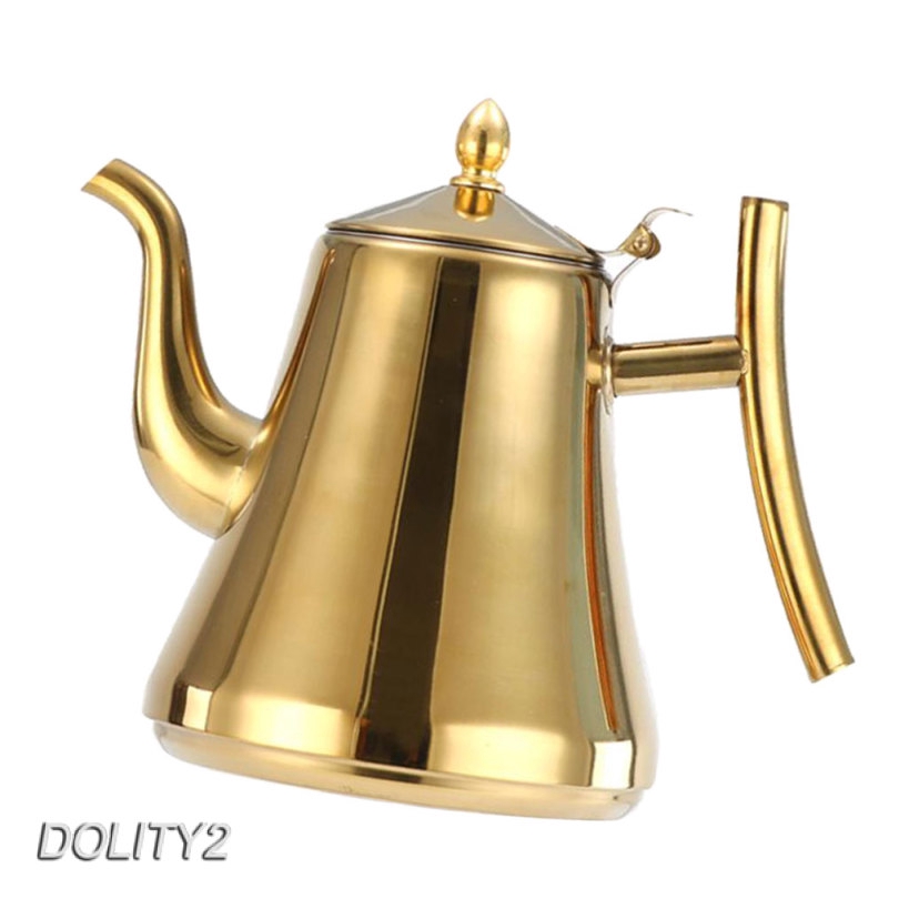 Coffee Kettle Pour Over Coffee Hand Drip Pot Stainless with Infuser 1.0L