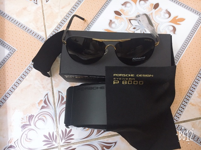 [NHẬP MÃ: BOBOQA39-BOBOQA68 GIẢM THÊM 5k-10k] Mắt kính Porsche P8000 (màu đen) | BigBuy360 - bigbuy360.vn