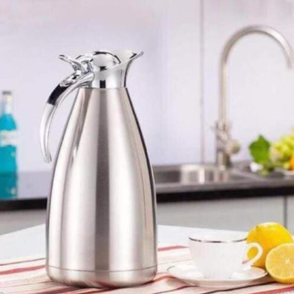 Phích nước giữ nhiệt nóng lạnh 2L Inox 304 - Ấm nước giữ nhiệt 2L.