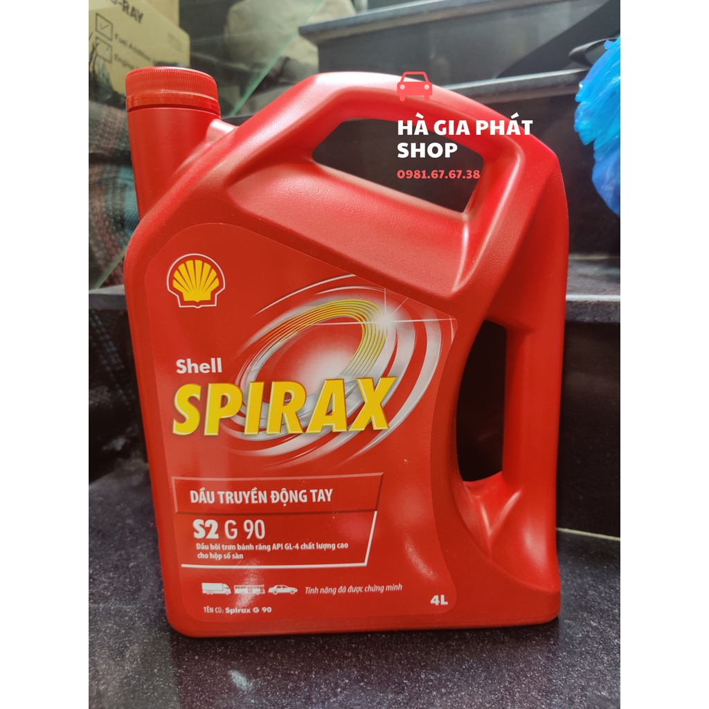 Dầu hộp số sàn Shell Spirax S2 G90 4 lít