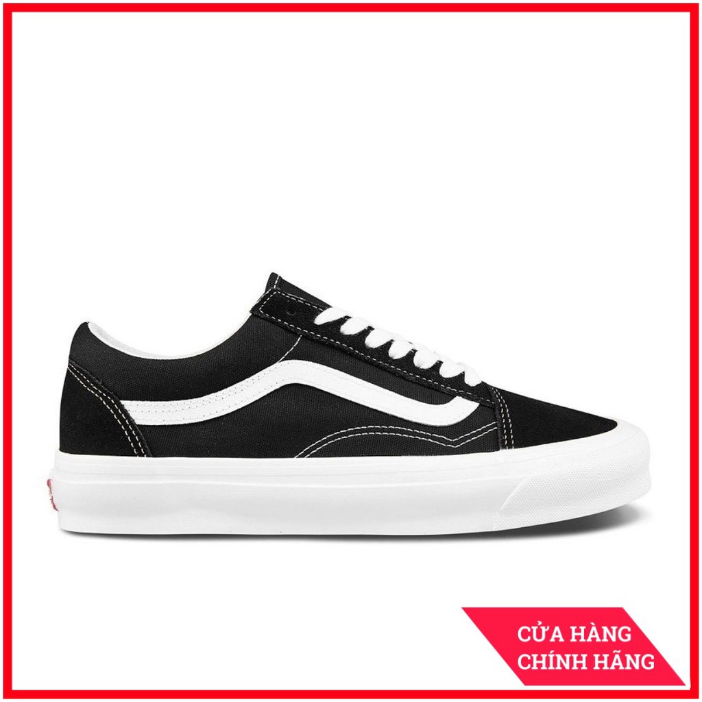 Giày Sneaker [REAL] Vans-Old-Skool-Vault-LX-Black