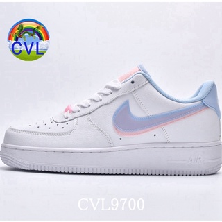 Giày Thể Thao Nk Af1 1 '07 Gs "Lt Armory Cw1574-100 Cổ Thấp Màu Trắng / Xanh Dương / Hồng