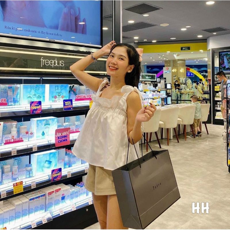 ❤️ÁO NƠ VAI MẶC ĐƯỢC HAI KIỂU❤️