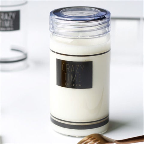 Bình Nước Thủy Tinh 350ml Dễ Thương Phong Cách Hàn Quốc