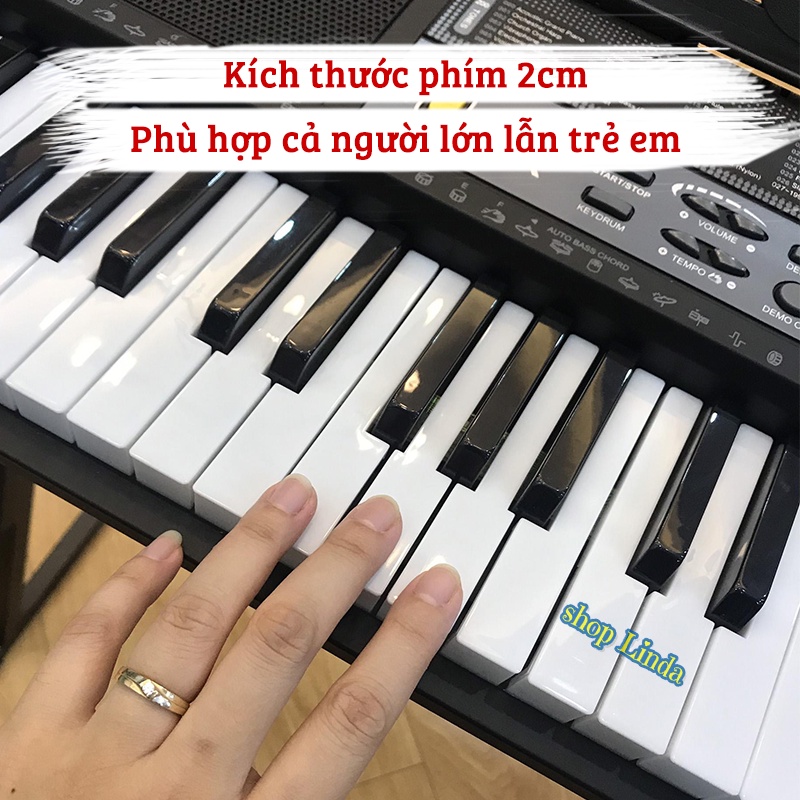 Đàn piano điện tử 61 phím đàn organ cho bé phù hợp cho người mới bắt đầu dễ chơi