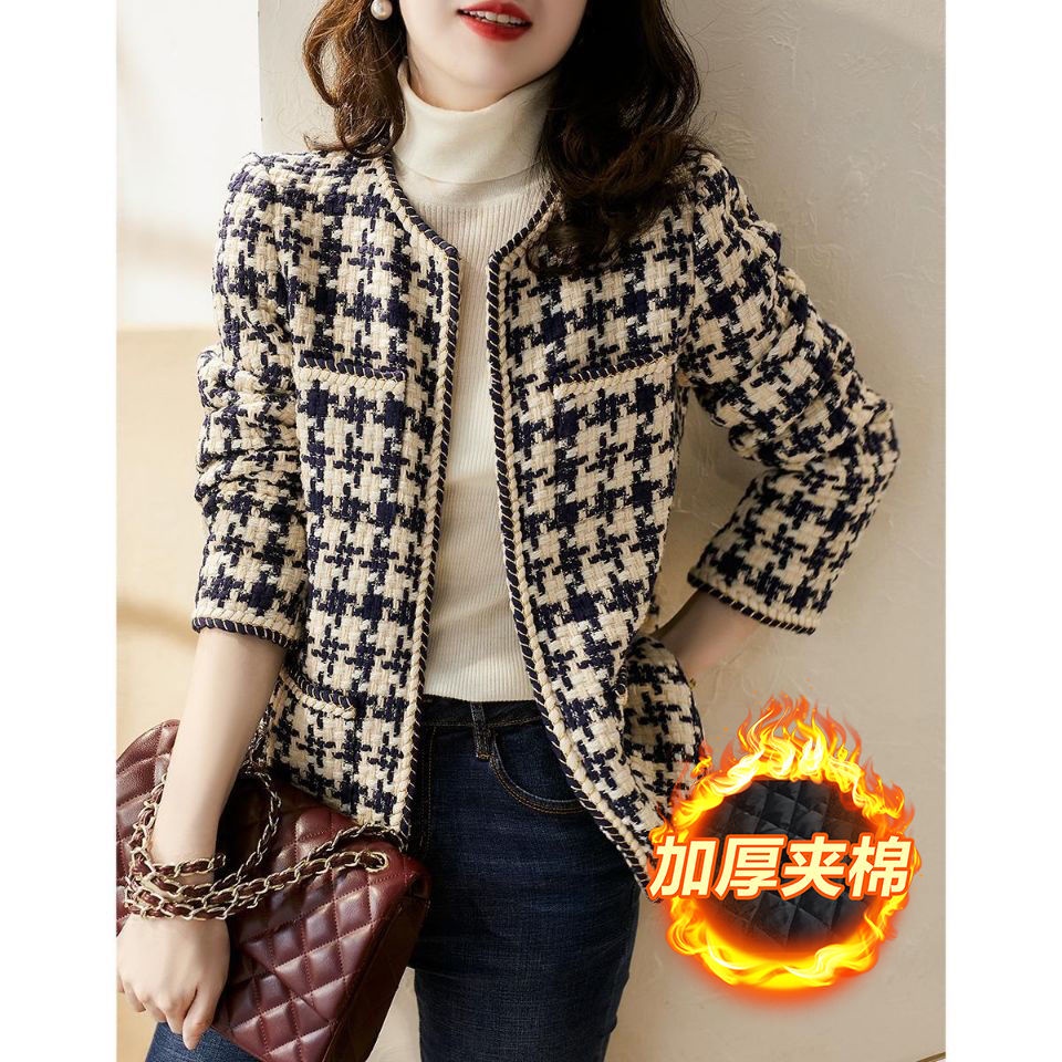 Áo khoác Tweed dáng ôm thời trang thu đông dành cho nữ 2021 | BigBuy360 - bigbuy360.vn