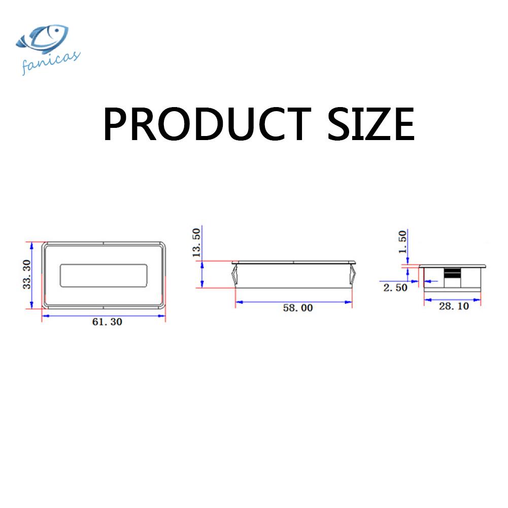 Vôn kế đo dung lượng pin Lithium có màn hình LCD màu xanh lá