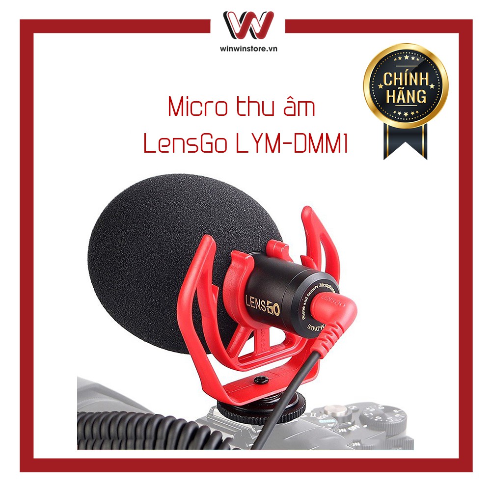 Micro thu âm LensGo LYMDMM1 cho điện thoại, máy ảnh, máy quay