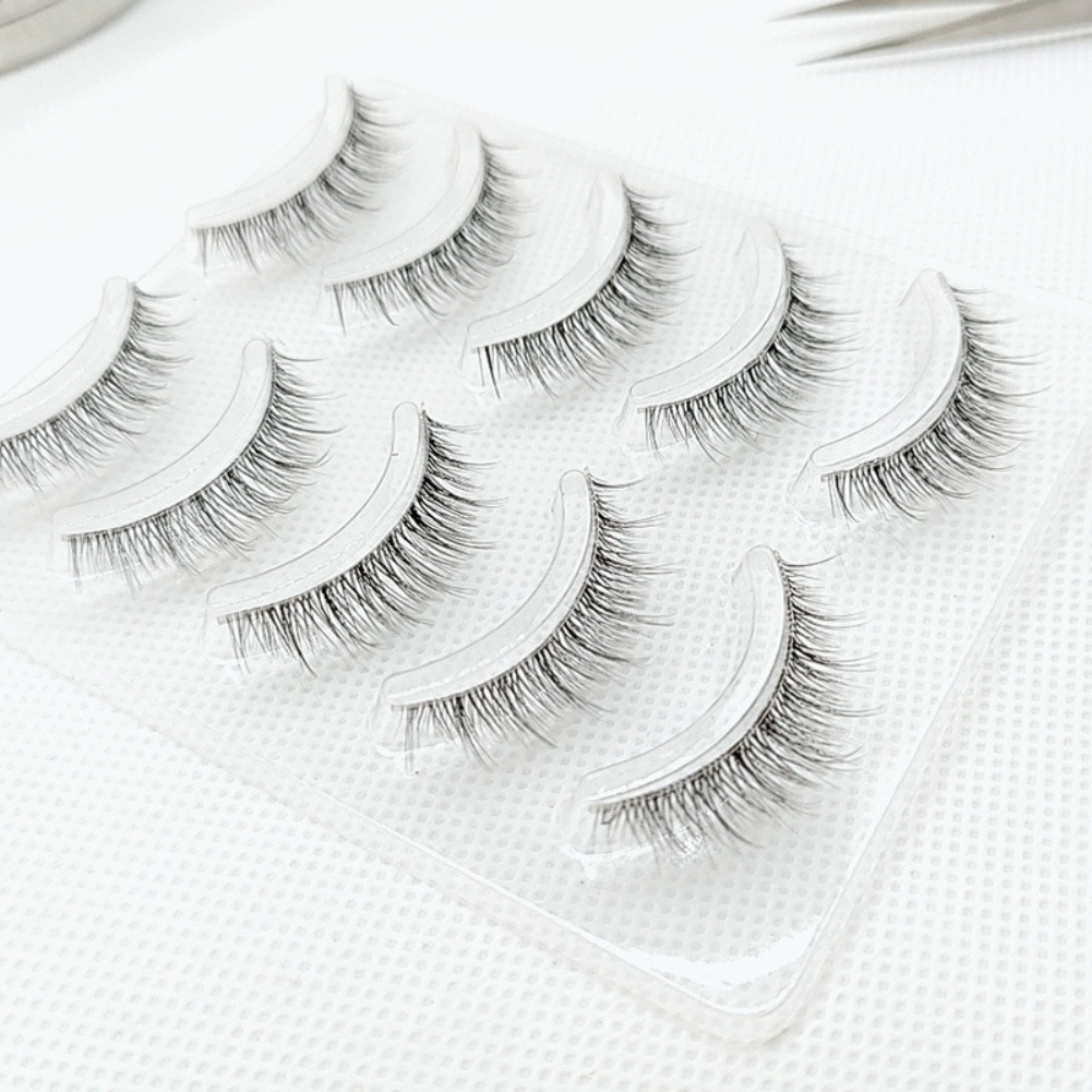 Lông mi giả đầu trong suốt trang điểm tự nhiên
