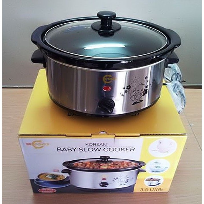 [Mã 66ELHASALE hoàn 7% đơn 500K] [Freeship đơn từ 50k] Nồi nấu cháo đa năng BBCooker BS35 – Dung tích 3.5L