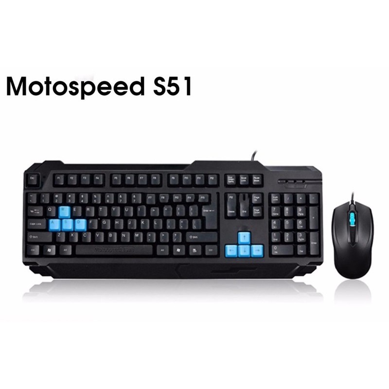 Combo chuột và bàn phím game thủ Motospeed S51