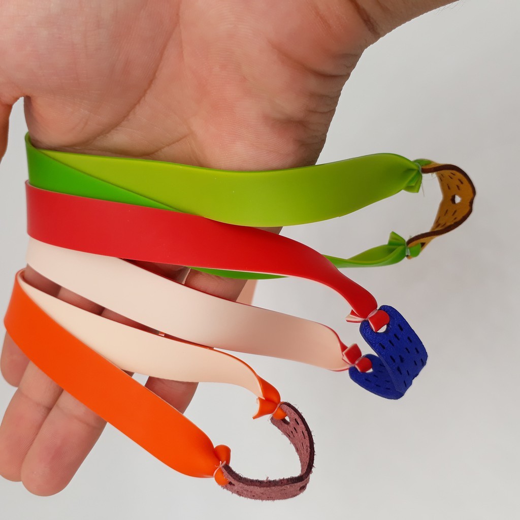 NÁ CAO SU NHÊN XOÁY ỐC KIM LOẠI CHẠC 7.5 - 2 BỘ DÂY NÁ CAO SU