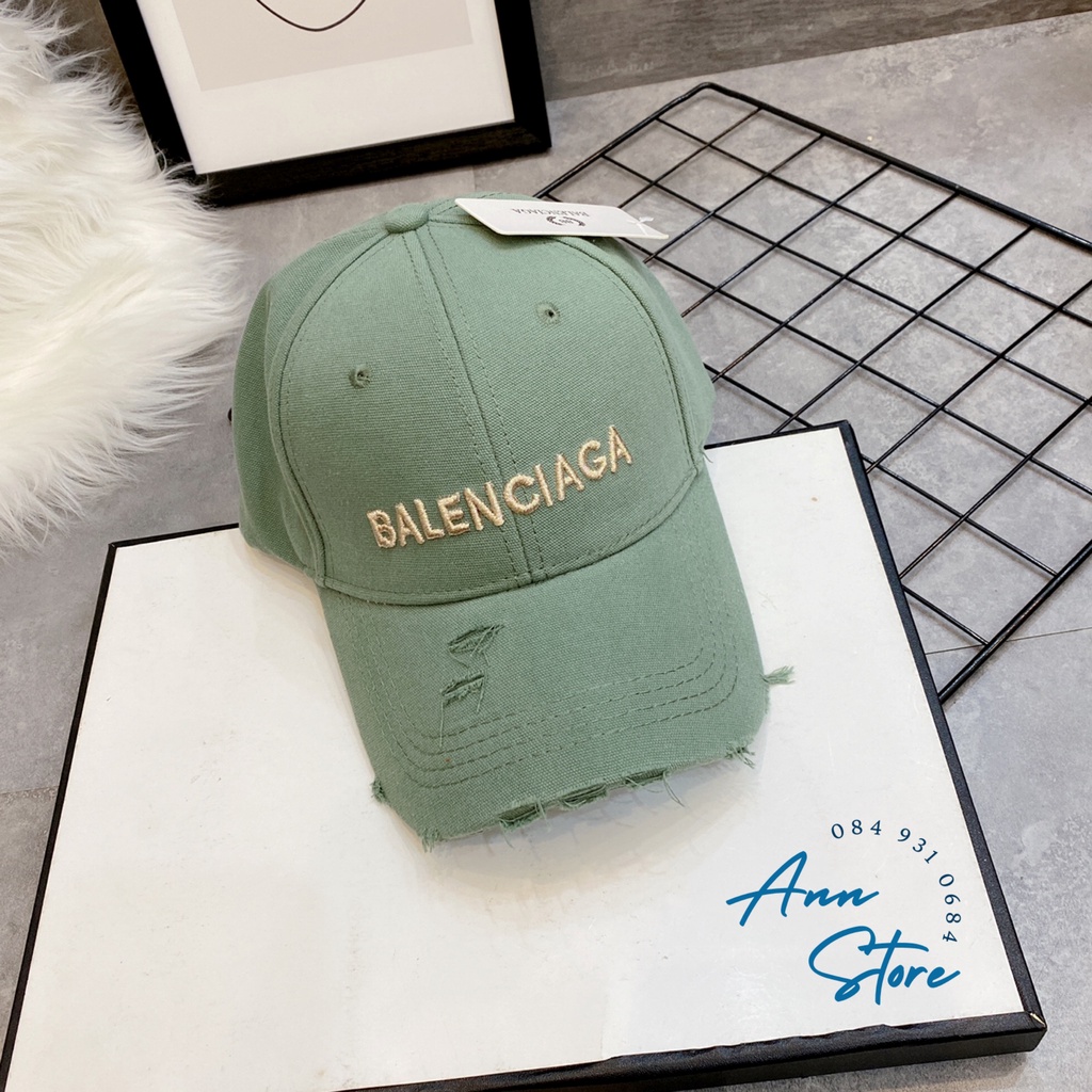 Mũ Lưỡi Trai Balenciaga 💖FREESHIP💖 Mũ Balenciaga Xước, Thêu Chữ Vàng, Form Cứng Cáp, Trẻ Trung, Phù hợp cả Nam và Nữ
