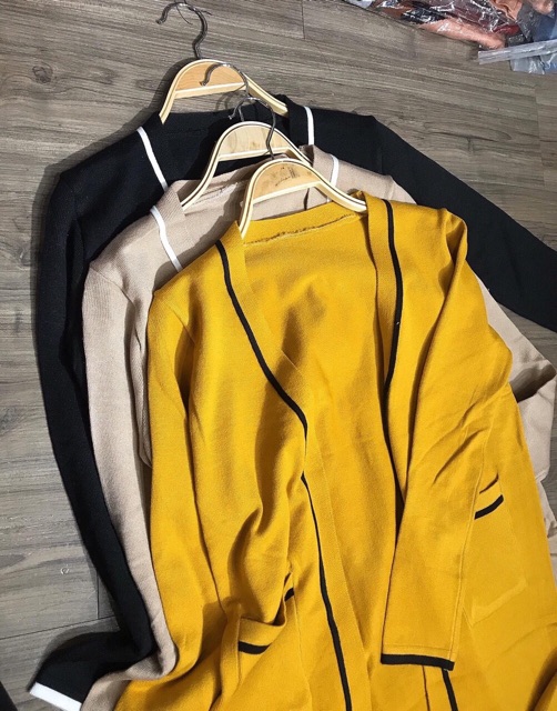 Áo khoác len dáng dài