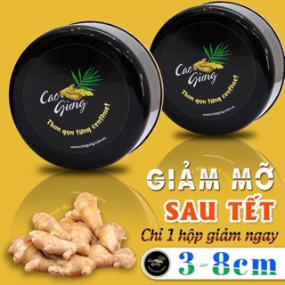 Cao gừng tan mỡ