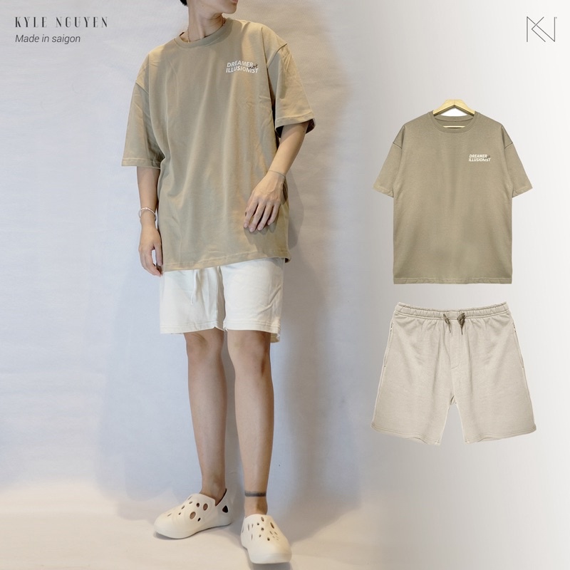 ÁO THUN COTTON_NÂU