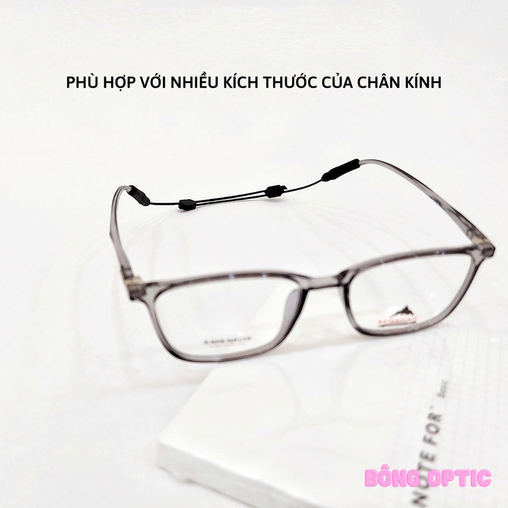 Dây đeo giữ chống trượt co dãn cho mắt kính bằng nhựa lõi kim loại có nút điều chỉnh, Dây Đeo Kính Chơi Thể Thao