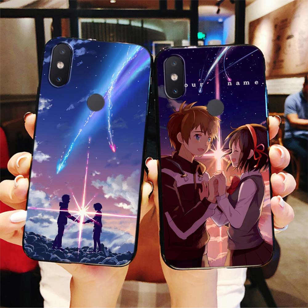 Ốp Lưng Tpu Mềm In Hình Anime Your Name Cho Redmi 6 Pro 6a 7 7a 8 8a 9 9a 9c