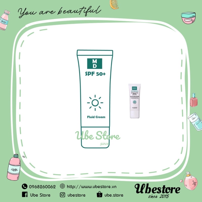KEM CHỐNG NẮNG QUANG PHỔ RỘNG MỜ TI ĐỜM FLUID CREAM 40ML