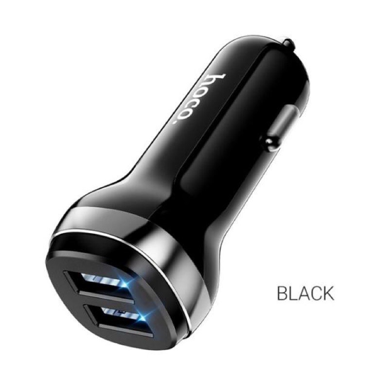 Tẩu sạc Hoco Z40 2 cổng USB Dùng Trên Xe Oto .Cổng Có Khe Cắm Cho Samsung iPhone , Huawei , Vivo , Oppo LG Lenovo Xiaomi